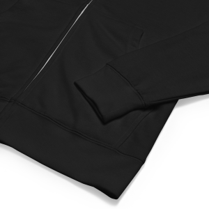 Unisex fleece zip up hoodie black product details 4 681a8e9f7f76b.png